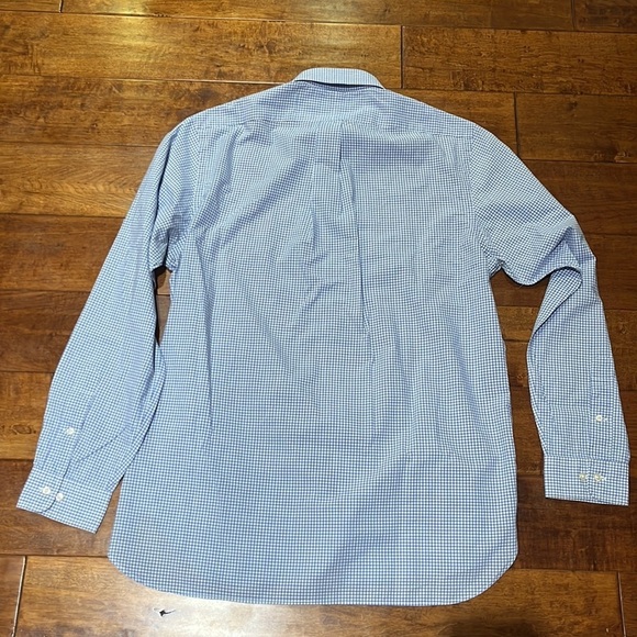 Ralph Lauren buttons Down Shirt Size 16 blue and white - Picture 5 of 12